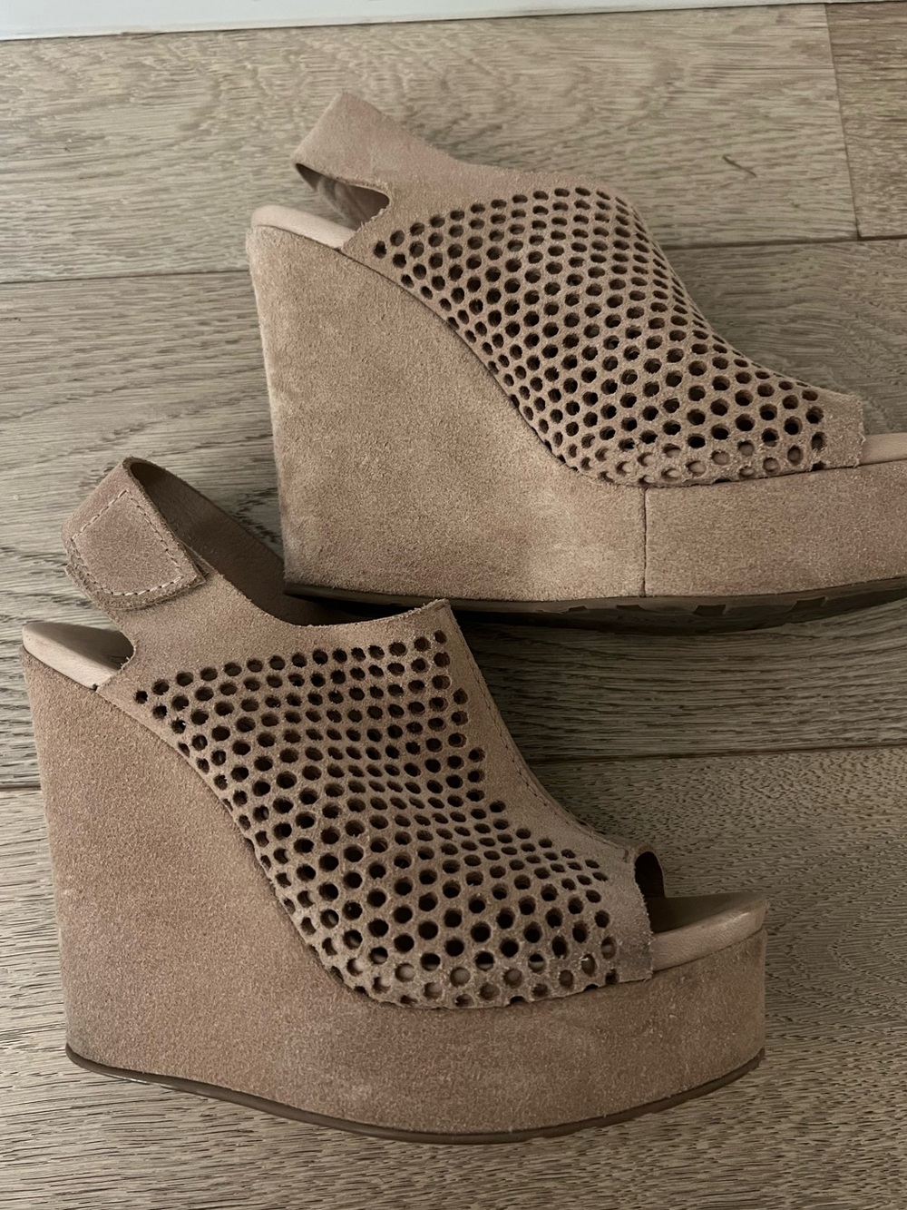 Pedro Garcia Suede Wedges